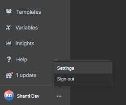 Go to Settings in n8n