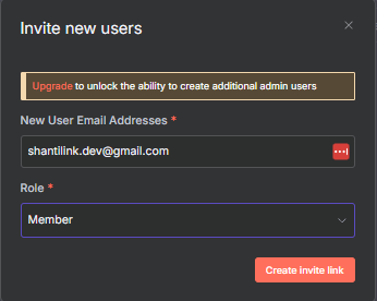 User accept invite in n8n